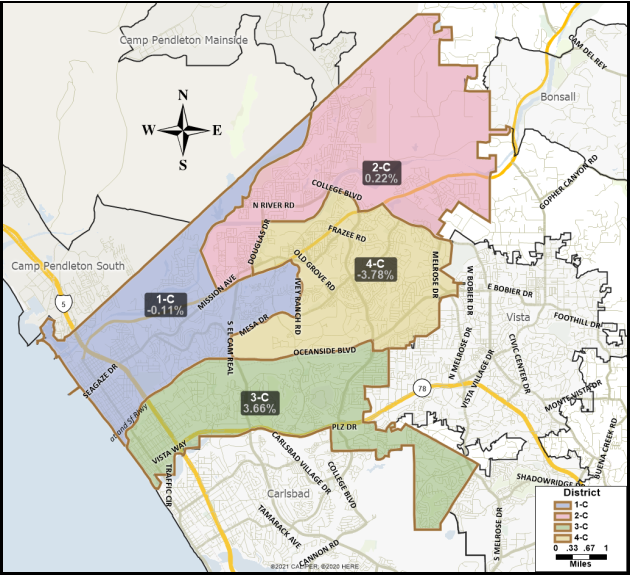 Oceanside District Map  